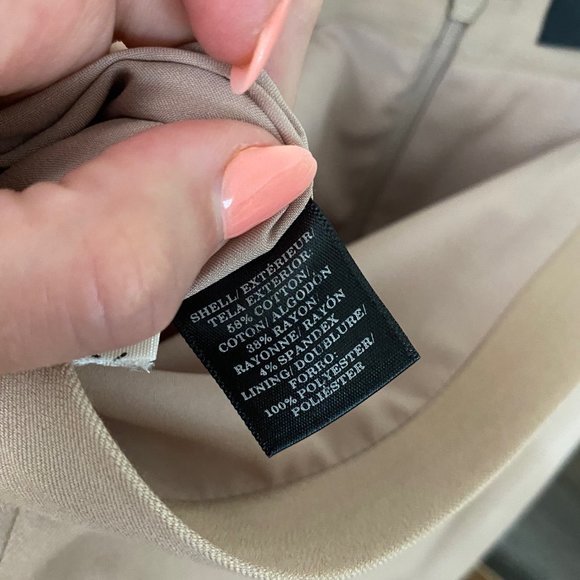 Ann Taylor Tan Pencil Skirt - Picture 4 of 8